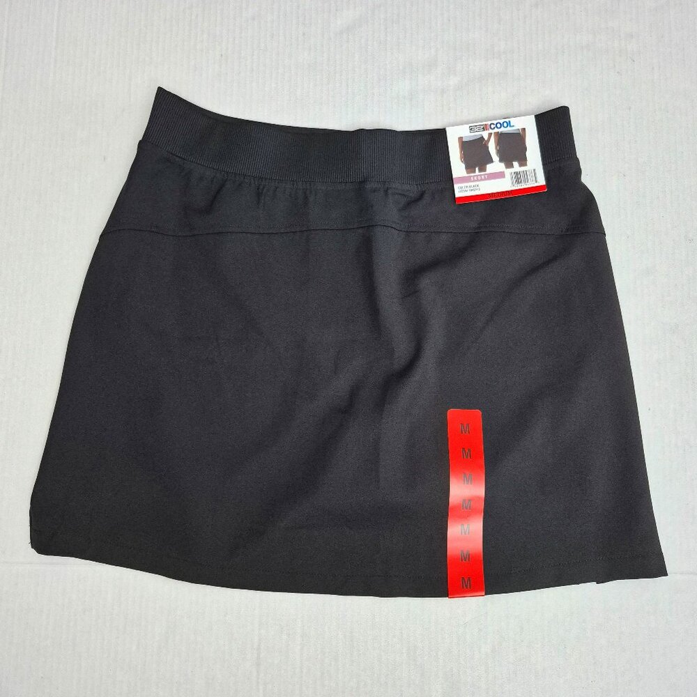 32 Degrees Cool Skort Women Size M Lined Pockets Activewear Casual Black - NWT